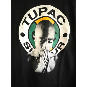 Rare Cross Colours X Tupac Shakur Prayer Men's Large Tee 2pac T-Shirt Retro NEW